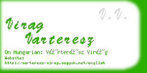 virag varteresz business card